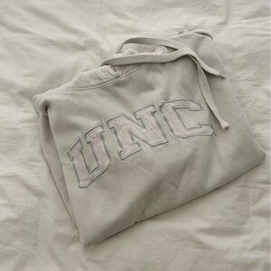UNC Hoodie - Cream White and Baby Pink